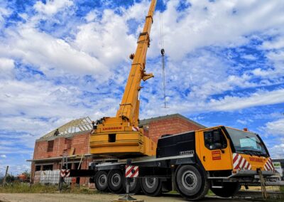 montaż wiązarów dachowych - 10.07.2025