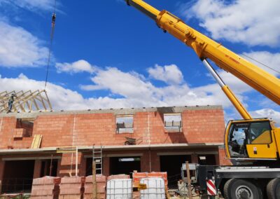 montaż wiązarów dachowych - 10.07.2025