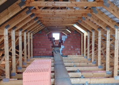 widok z A4 na całe poddasze - 02.09.2025