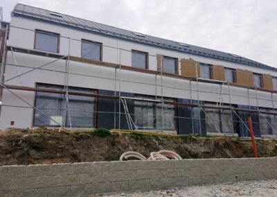 montaż muru oporowego oraz instalacji pod deszczówkę - 14.04.2026